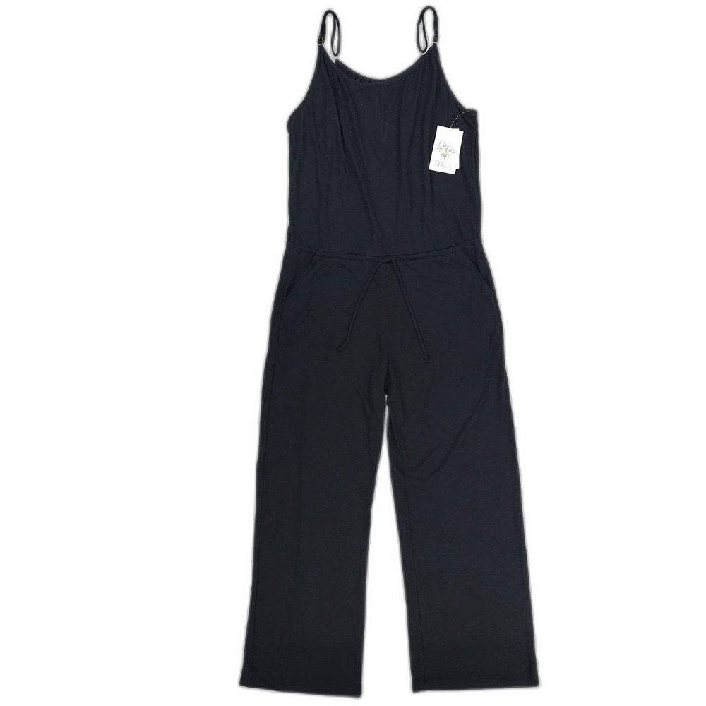 NWT BECCA Breezy Basics Wide Leg Jumpsuit Slub Knit Lounge Resort Beachy Boho